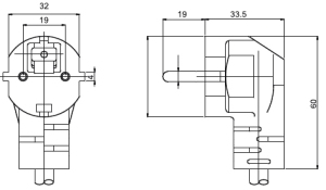 European VDE JPC-10A250EU3 Drawing